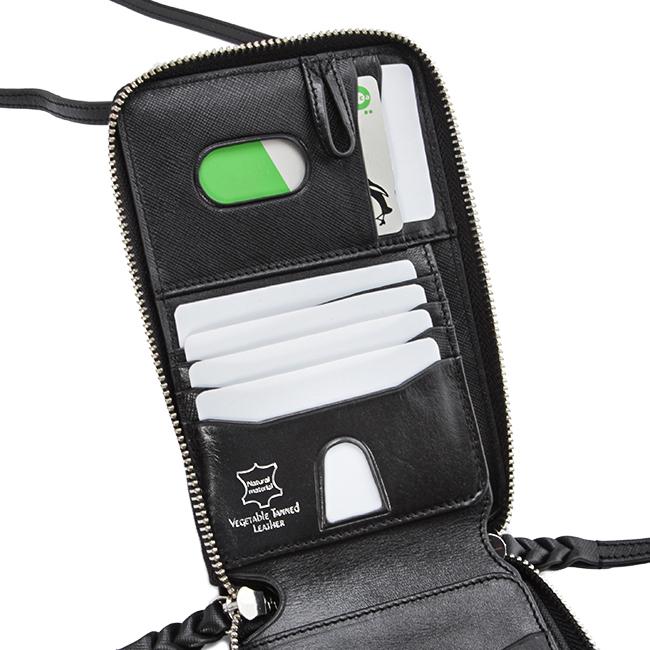 最大44% 8/2まで ピーアイディー p.i.d 財布 二つ折り財布 ミドル財布 ショルダーウォレット スマホポーチ メンズ ブランド レザー 本革 PID PAP5002 | P.I.D | 11