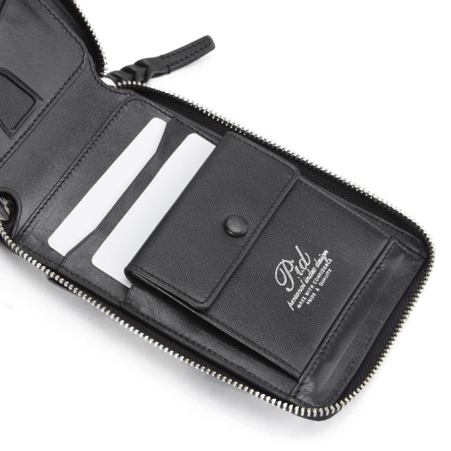 最大44% 8/2まで ピーアイディー p.i.d 財布 二つ折り財布 ミドル財布 ショルダーウォレット スマホポーチ メンズ ブランド レザー 本革 PID PAP5002 | P.I.D | 12