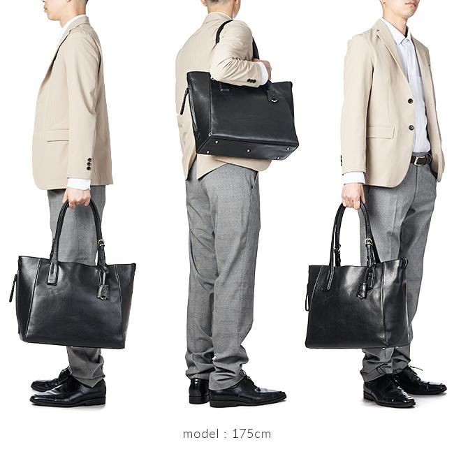 最大42% 3/20限定 p.i.d ピーアイディー トートバッグ メンズ レディース ブランド 大きめ 撥水 本革 通勤 肩掛け レザー ビジネスバッグ A4 PID paz101 | P.I.D | 08