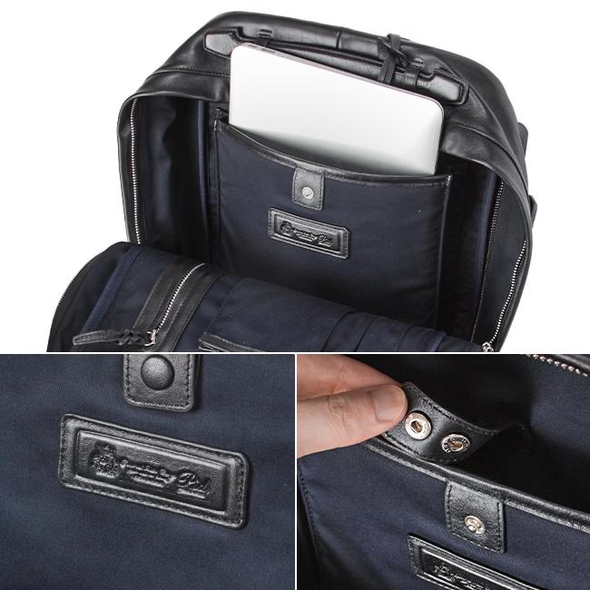 最大42% 3/20限定 ピーアイディー p.i.d ビジネスリュック メンズ 50代 40代 通勤 撥水 本革 大人 レザー 薄型 スリム ビジネスバッグ PID paz102 | P.I.D | 13