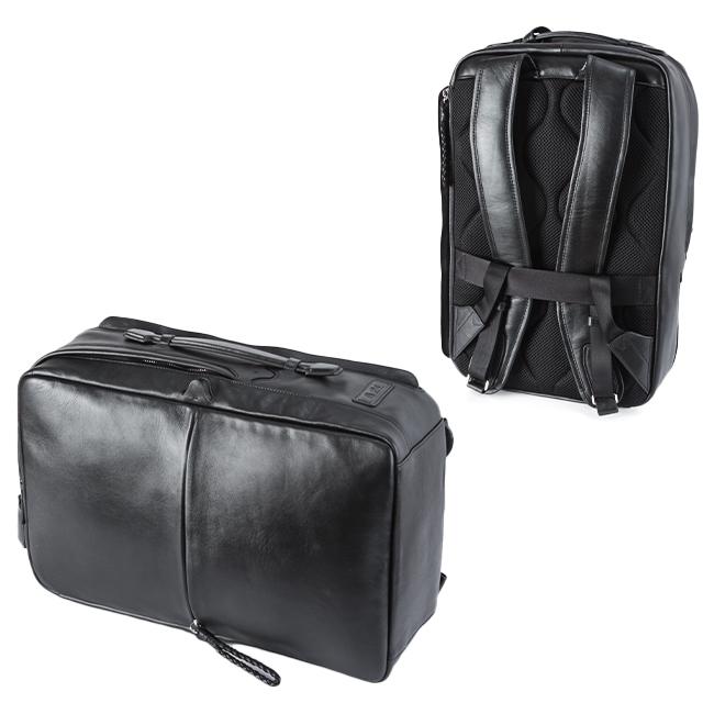 最大42% 3/20限定 ピーアイディー p.i.d ビジネスリュック メンズ 50代 40代 通勤 撥水 本革 大人 レザー 薄型 スリム ビジネスバッグ PID paz102 | P.I.D | 17