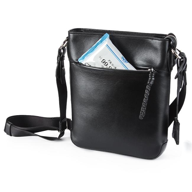 最大53% 2/27から ピーアイディー p.i.d ショルダーバッグ メンズ コンパクト レザー 本革 軽量 縦型 撥水 斜めがけ エクリール PID ecrire paz103 | P.I.D | 14