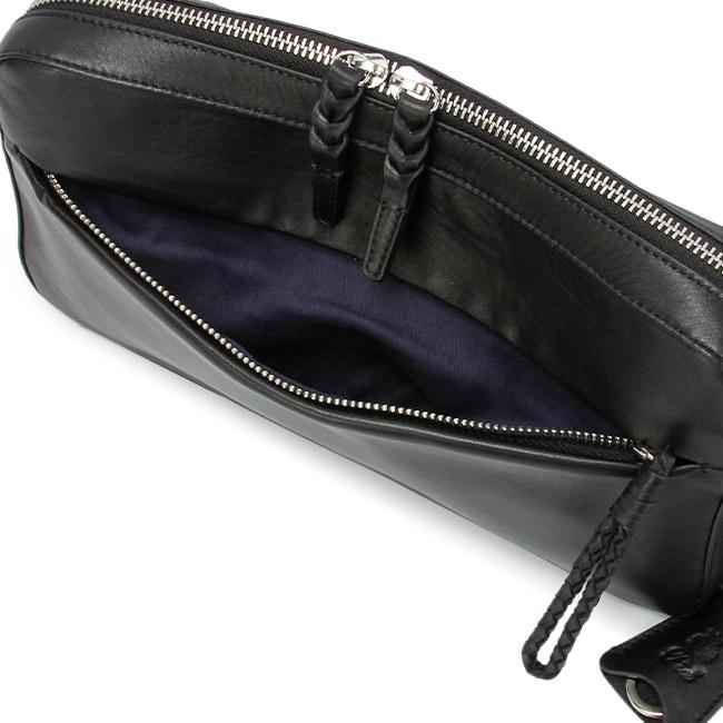 最大50% 1/15限定 p.i.d ピーアイディー ボディバッグ ウエストバッグ メンズ ブランド レザー 本革 撥水 軽量 横型 斜めがけ エクリール PID Ecrire PAZ104 | P.I.D | 13