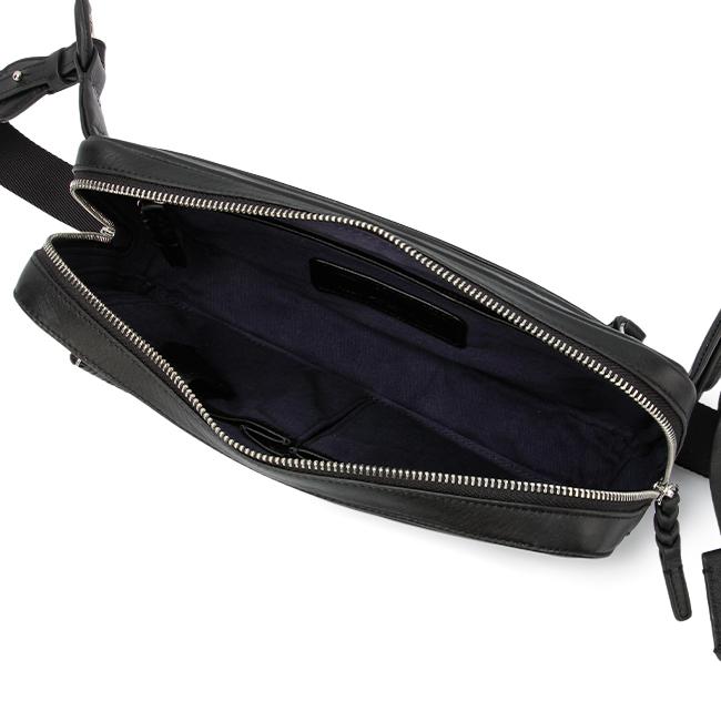 最大50% 1/15限定 p.i.d ピーアイディー ボディバッグ ウエストバッグ メンズ ブランド レザー 本革 撥水 軽量 横型 斜めがけ エクリール PID Ecrire PAZ104 | P.I.D | 09