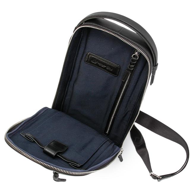 最大44% 3/21から p.i.d ピーアイディー ボディバッグ ワンショルダーバッグ メンズ ブランド レザー 本革 撥水 軽量 縦型 斜めがけ エクリール PID PAZ105 | P.I.D | 09