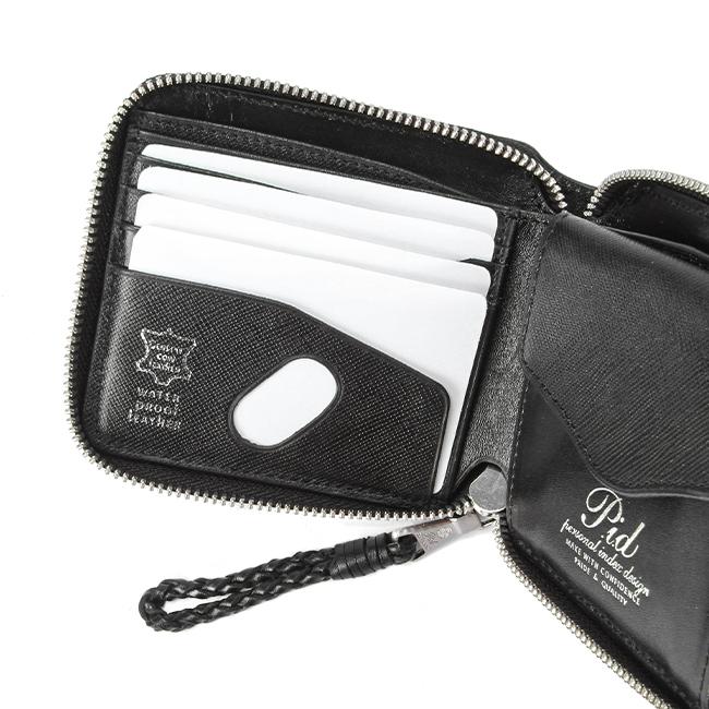 最大44% 3/21から ピーアイディー 財布 メンズ 二つ折り財布 ミドルウォレット ブランド 本革 撥水 レザー ラウンドファスナー PID p.i.d PAZ1502 | P.I.D | 12