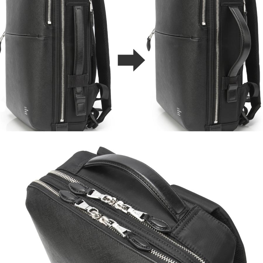 最大42% 3/20限定 ピーアイディー ブリーナ ビジネスリュック ビジネスバッグ メンズ ブランド レザー 本革 通勤 A4 PC 13インチ p.i.d brina PBC104 | P.I.D | 14