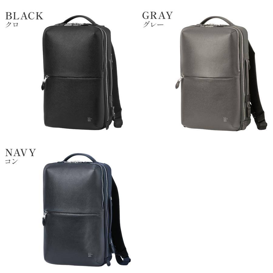 最大50% 1/15限定 ピーアイディー ブリーナ ビジネスリュック ビジネスバッグ メンズ ブランド レザー 本革 通勤 A4 PC 13インチ p.i.d brina PBC104 | P.I.D | 04