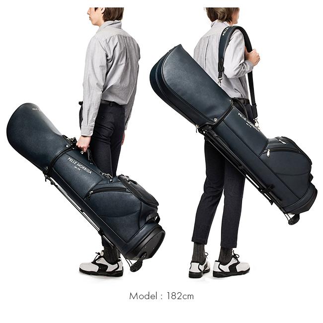 PELLE MORBIDA ペッレモルビダ GOLF ゴルフ キャディバッグ PELLE MORBIDA 【ケアセット＋安心の3年保証付】 ペッレモルビダ