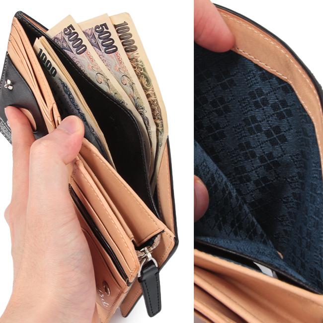 ピーアイディー p.i.d 財布 二つ折り財布 ミドル財布 ミドルウォレット 日本製 本革 レザー コードバン メンズ PID vasto 25269 在庫限り | P.I.D | 12