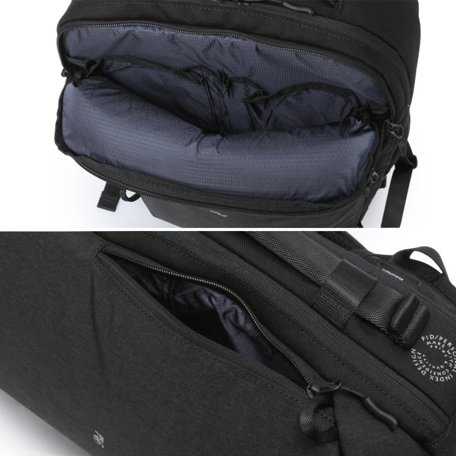 最大51% 2/7限定 p.i.d ピーアイディー ビジネスリュック メンズ ブランド 50代 40代 大容量 拡張 黒 通勤 A4 B4 20/27L ビジネスバッグ ファイロ PID PAU302 | P.I.D | 11