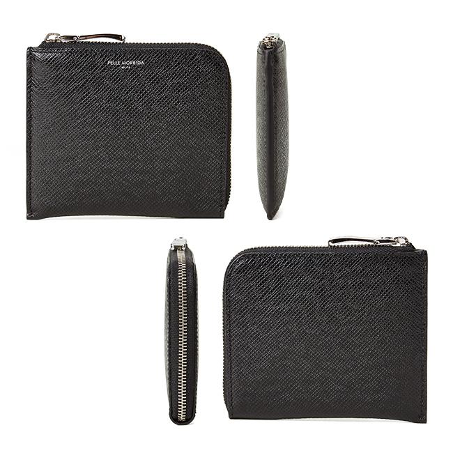 PELLE MORBIDA（ペッレ モルビダ） 財布 L字ファスナー コンパクト 本