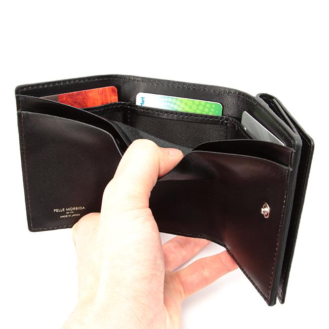ペッレモルビダ 財布 三つ折り財布 本革 型押しレザー PELLE MORBIDA PMO-BA319 バルカ オーバーロード | PELLE MORBIDA | 15