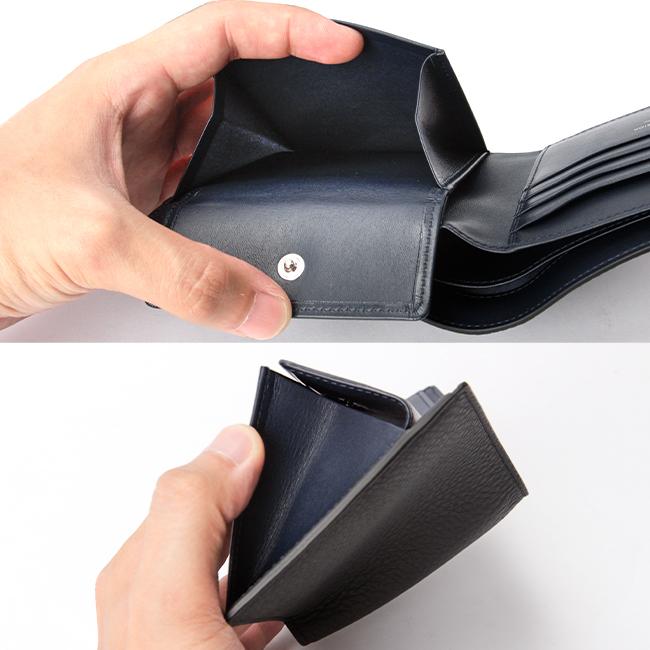 未使用級 PELLE MORBIDA マネークリップ 財布 二つ折り　黒　本革 PELLE MORBIDA 最大42% 9/29限定 ペッレモルビダ 財布 二つ折り