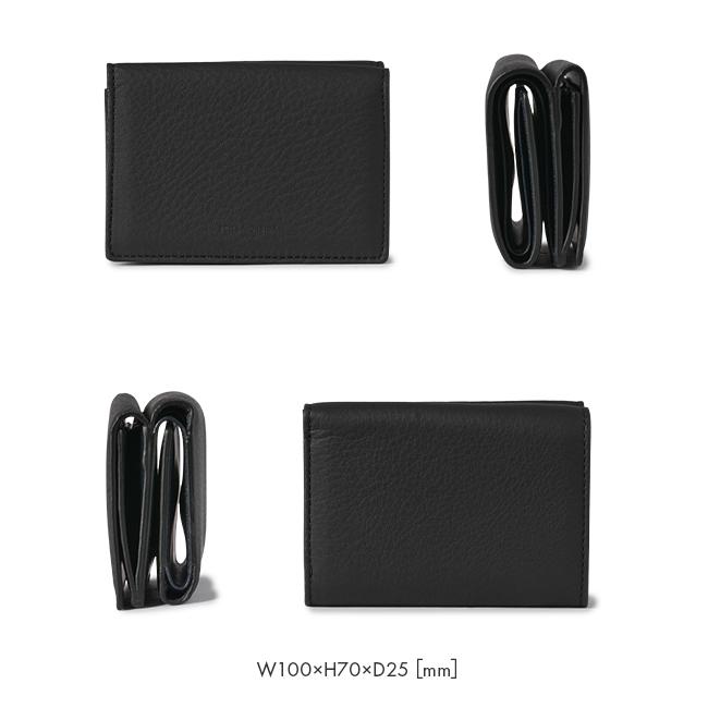 未使用✨ペッレモルビダ　限定オールブラック コンパクトウォレット 折り財布　本革 ペッレモルビダ 限定オールブラック コンパクトウォレット 折り財布 本