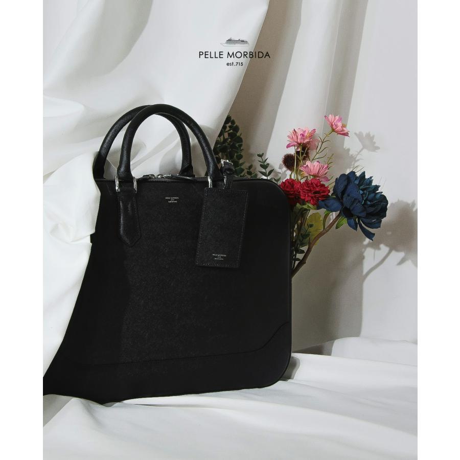 極上美品 PELLE MORBIDA ペッレモルビダ ブリーフケース トート 黒 CA208-ブリーフバッグ(1室タイプ)【A4】 | PELLE MORBIDA ペッレ モルビダ