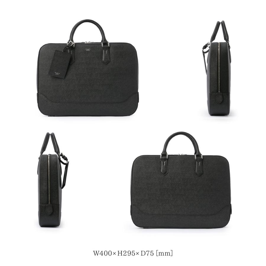 PELLE MORBIDA　ブラックレザービジネスバッグ　ブリーフバック PELLE MORBIDA（ペッレ モルビダ） 最大42% 1/13限定 ビジネスバッグ
