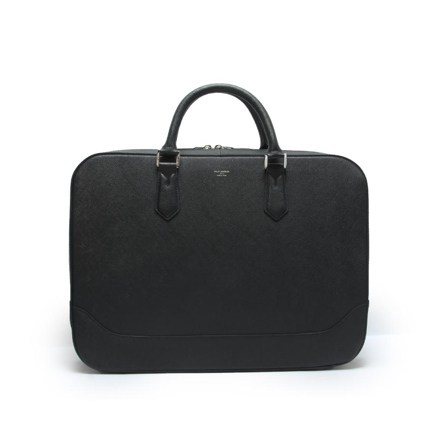 PELLE MORBIDA ビジネスバッグ ブラック 日本製 東京ヒマワリ / ペッレ モルビダ(PELLE MORBIDA) キャピターノ レザー