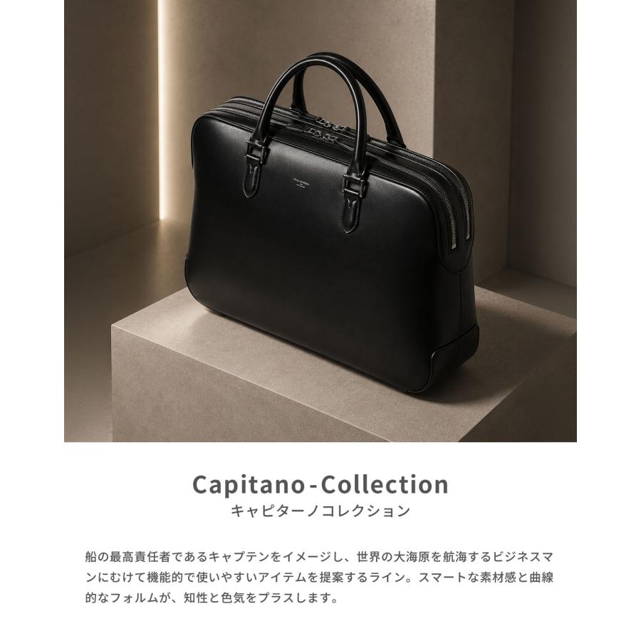 ペッレモルビダ キャピターノ ビジネスバッグ ブリーフケース?2室 B4 本革 PELLEMORBIDA Capitano pmo-ca402 | PELLE MORBIDA | 02