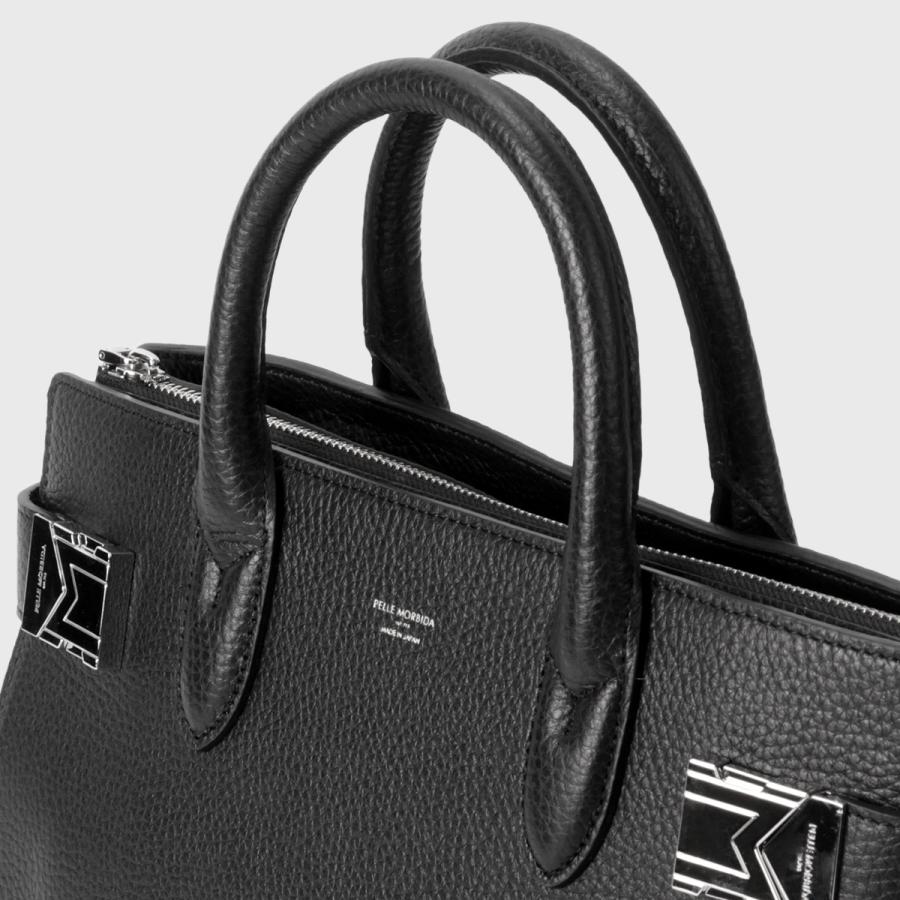 【新品未使用】ペッレモルビダ 黒　トートバッグ　メイデンヴォヤージュ　布製袋付 PELLE MORBIDA トートバッグ Maiden Voyage（メイデン