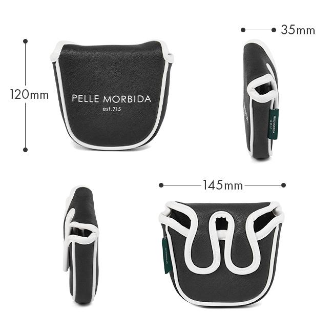 最大42% 8/23限定 ペッレモルビダ ゴルフ PELLE MORBIDA GOLF PMO-PG010 ヘッドカバー パター マレットタイプ マグネット式 ブランド | PELLE MORBIDA | 06
