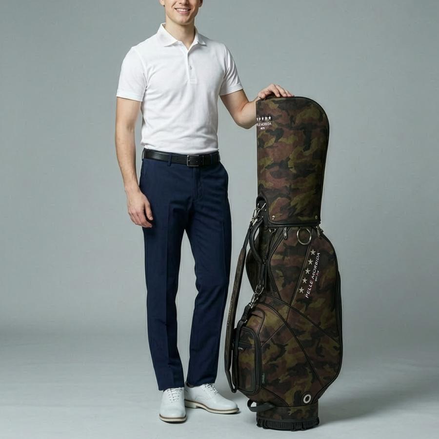 最大42% 2/7限定 ペッレモルビダ ゴルフ キャディバッグ 自立 合皮 PELLEMORBIDA GOLF pmo-pg111 | PELLE MORBIDA | 03