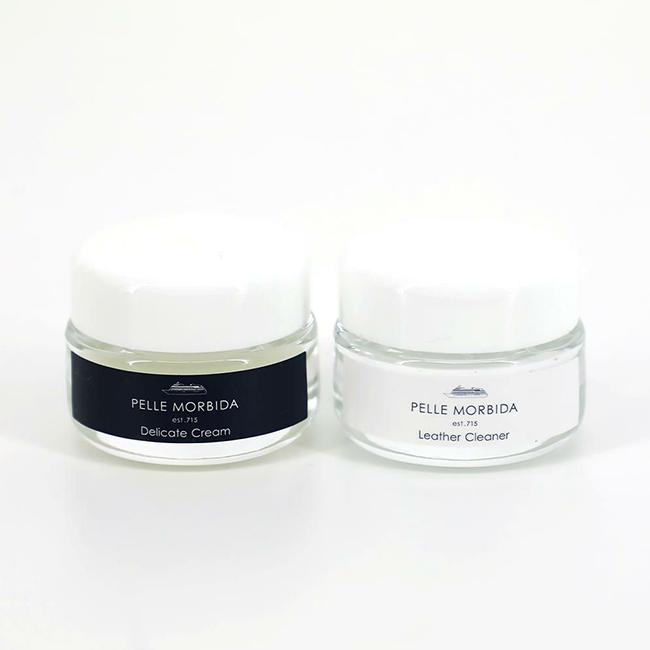 ペッレモルビダ レザーケア４点セット ブラシ 保湿クリーム 汚れ落とし クロス PELLE MORBIDA PMP-CS004 | PELLE MORBIDA | 08