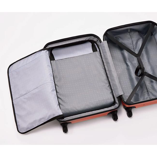 最大50% 3/25限定 プロテカ スーツケース Mサイズ 62L 軽量 中型 日本製 フロントオープン 静音キャスター ストッパー ポケットライナー2 01342 10年保証 | ProtecA | 12