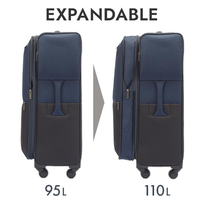 プロテカ ソフトキャリーケース スーツケース LLサイズ XL 95L/110L 大型 大容量 軽量 日本製 拡張 無料受託 アクトーイ2 PROTeCA 12104 | ProtecA | 09