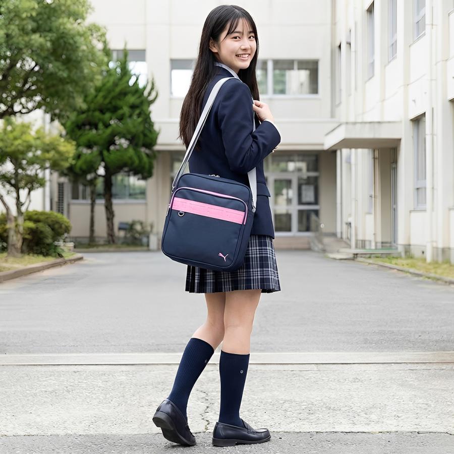 最大50% 2/15限定 プーマ PUMA スクールバッグ ショルダー 通学 女子 高校生 中学生 軽量 斜めがけ 横浜バッグ スクバ サブバッグ J20140 在庫限り | PUMA | 06