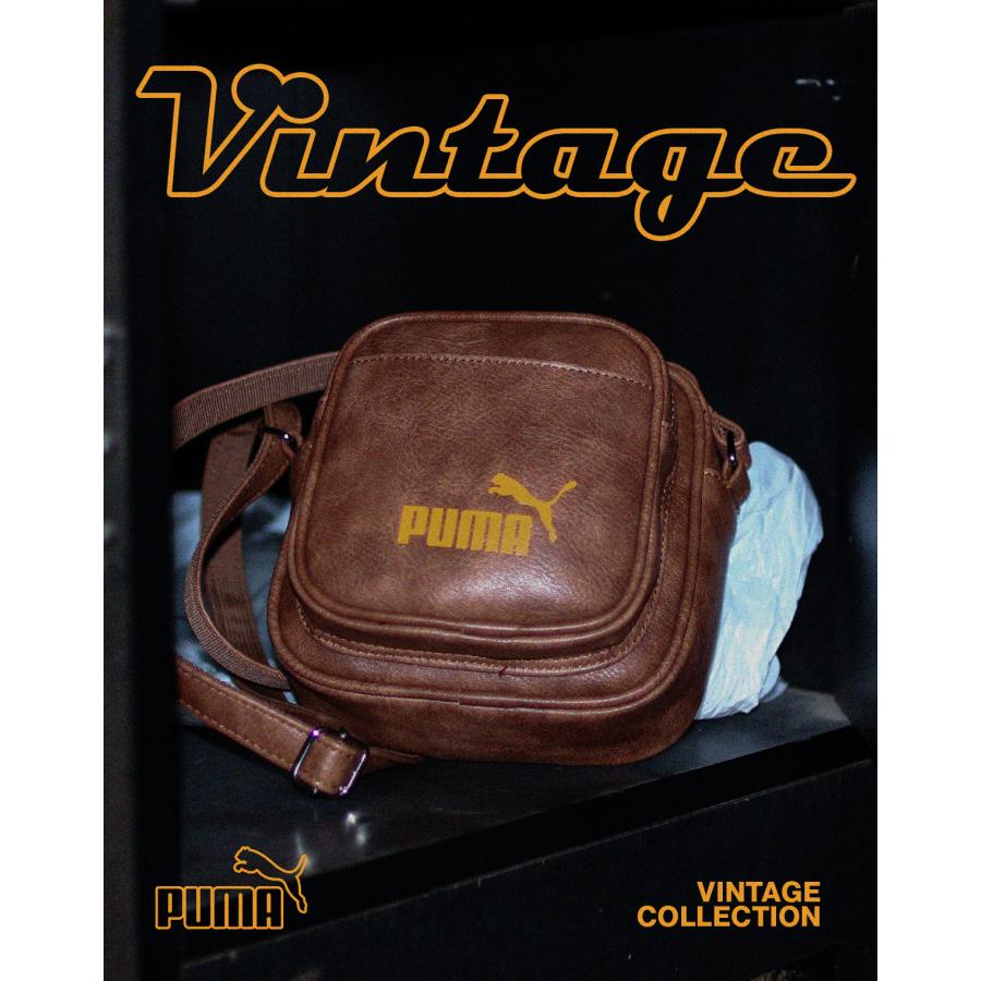 PUMA ブラウン ボストンバッグ　ヴィンテージ　'90 PUMAプーマ レザー ボストンバッグ ブラウン レザー