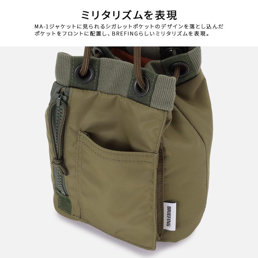 ブリーフィング フィム ショルダーバッグ 巾着型 5.0L 撥水 日本製 ブランド ミリタリー BRIEFING FIME BRA253G58 | BRIEFING | 07