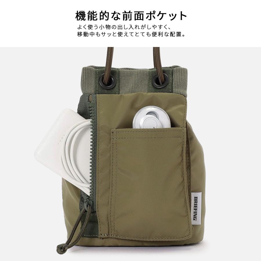 ブリーフィング フィム ショルダーバッグ 巾着型 5.0L 撥水 日本製 ブランド ミリタリー BRIEFING FIME BRA253G58 | BRIEFING | 09