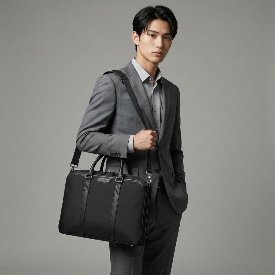 最大50% 2/5限定 サムソナイト トレードマスター4 ビジネスバッグ 2WAY ラウンドブリーフケース A4 撥水 抗菌 メンズ Samsonite TRADE MASTER4 QI2-001 | Samsonite | 05