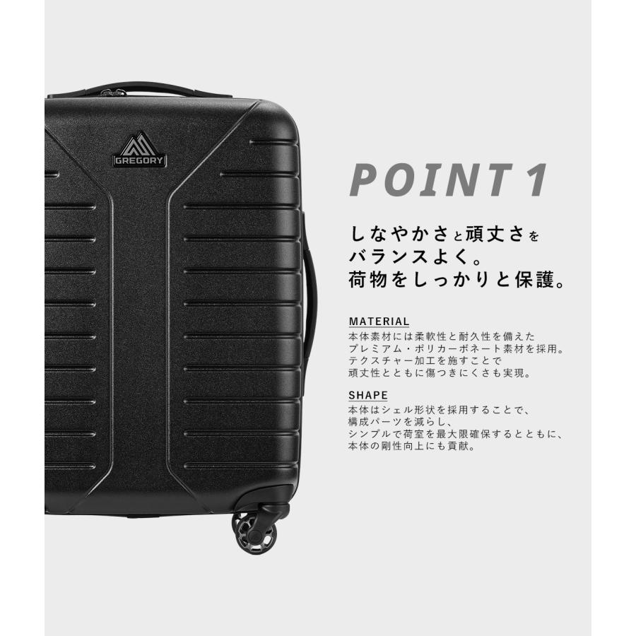 最大51% 8/30限定 グレゴリー 機内持ち込み Sサイズ SSサイズ 37L 軽量 小型 小さめ 4輪 キャリーオン GREGORY TRAVEL QUADRO INT Carry On 1509502426 | GREGORY | 05
