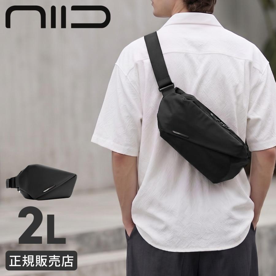 最大44% 6/1まで NIID バッグ ボディバッグ ショルダーバッグ メンズ レディース ブランド ペットボトル 斜めがけバッグ 撥水 ニード R0 | NIID