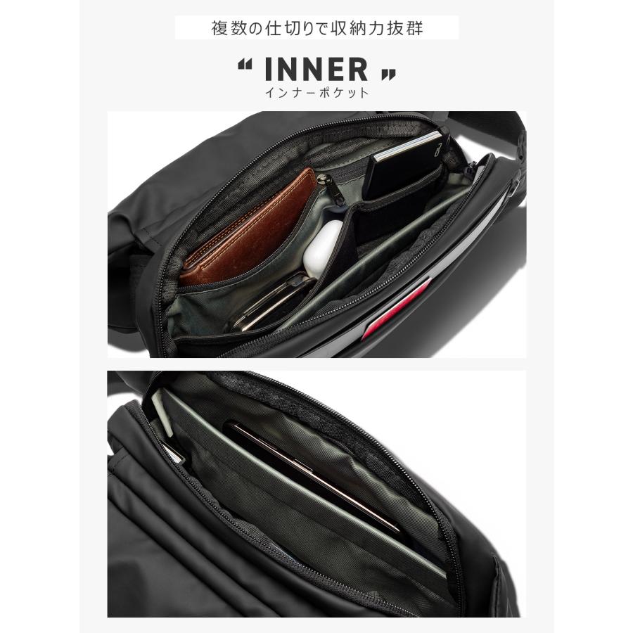 最大42% 8/9限定 NIID R0 ニード バッグ ボディバッグ ウエストバッグ メンズ レディース ブランド ペットボトル 斜めがけ 撥水 2L | NIID | 09