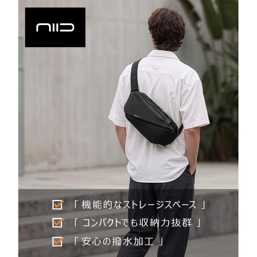 最大42% 8/9限定 NIID R0 ニード バッグ ボディバッグ ウエストバッグ メンズ レディース ブランド ペットボトル 斜めがけ 撥水 2L | NIID | 02