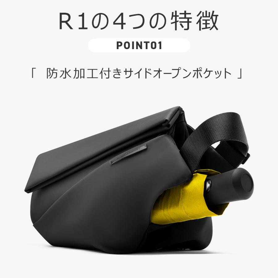 NIID R1 ニード バッグ ボディバッグ ショルダーバッグ メンズ レディース ブランド ペットボトル 斜めがけ 撥水 6L | NIID | 06