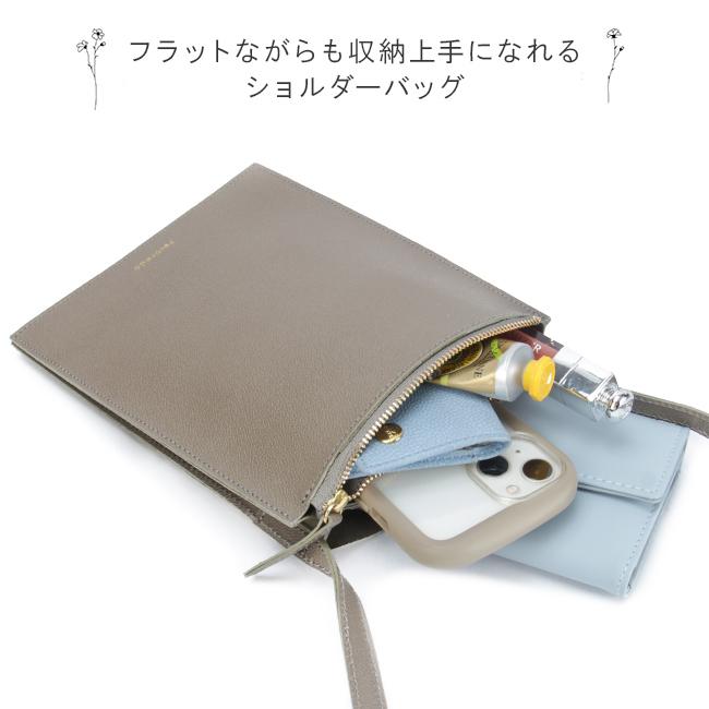 最大50% 1/8限定 レクレド スマホショルダー 本革 軽量 日本製 縦型 薄