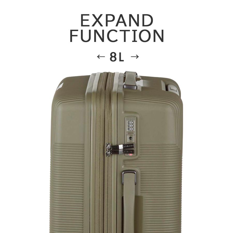 最大53% 2/27から エース リミニ スーツケース Mサイズ 50L 58L 拡張