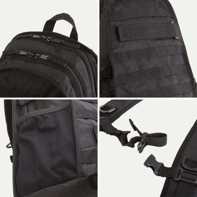 最大43% 4/23限定 ロスコ バッグ リュック 通学 23L 女子 男子 高校生 中学生 軽量 撥水 黒 小さめ ミニ コンパクト スクールバッグ ROTHCO 45002 | ROTHCO | 19