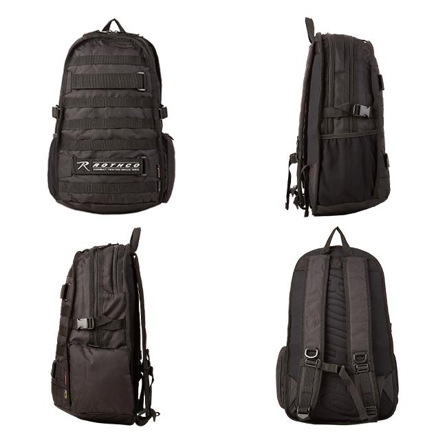 最大43% 12/28限定 ロスコ バッグ リュック 通学 23L 女子 男子 高校生 中学生 軽量 撥水 黒 小さめ ミニ コンパクト スクールバッグ ROTHCO 45002 | ROTHCO | 13