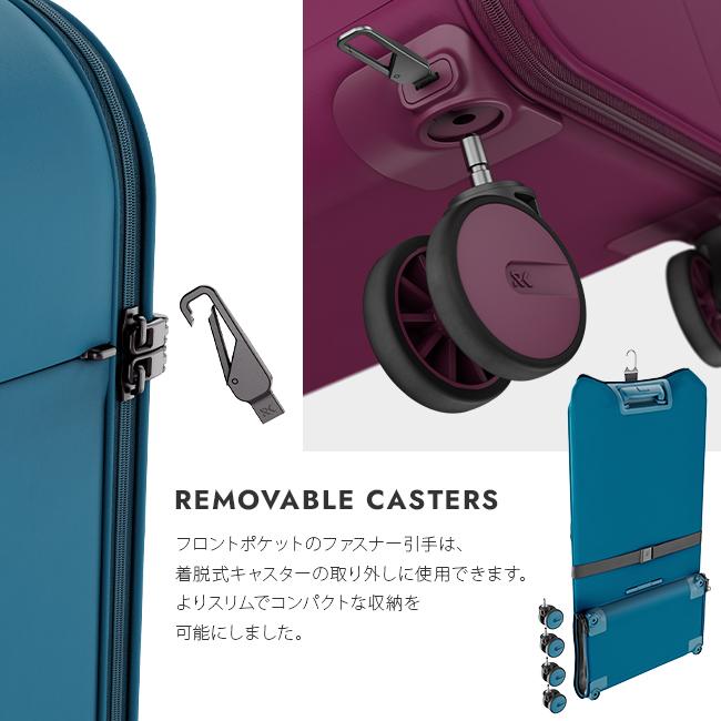 最大44% 6/1まで ローリンク スーツケース LLサイズ 100L 大型 大容量 軽量 折りたたみ 受託手荷物規定内 コンパクト スリム フウトウ Rollink FUTO 在庫限りの画像