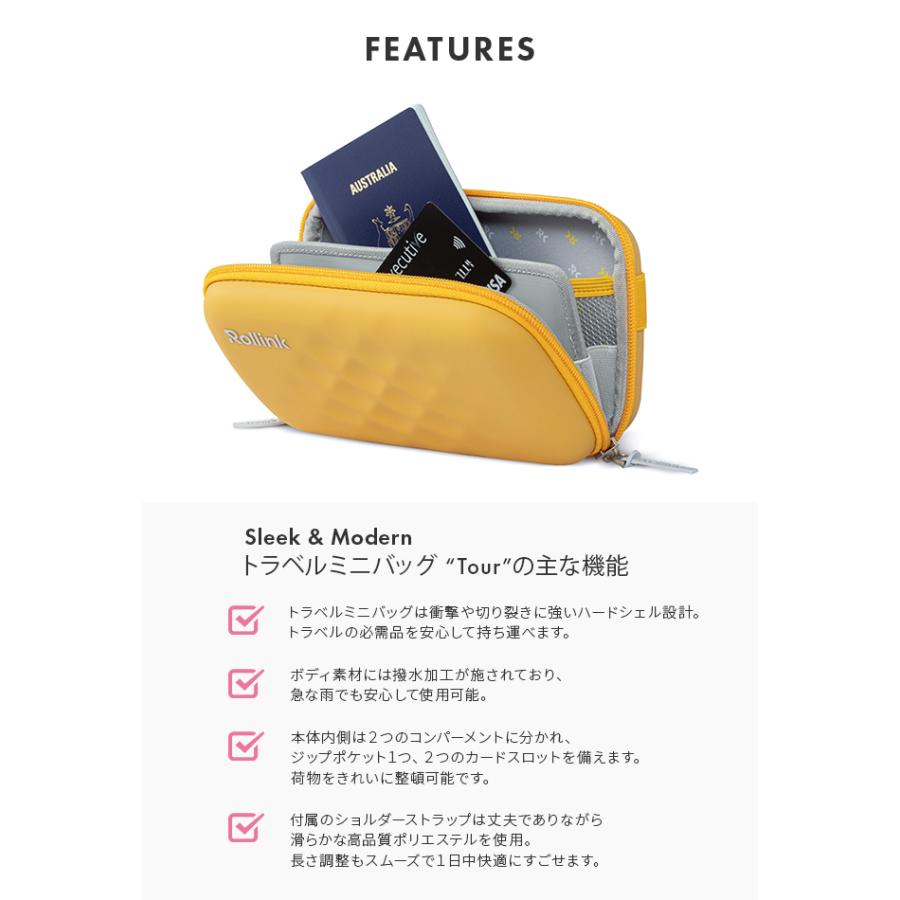 最大42% 3/3限定 ローリンク ボディバッグ ショルダーバッグ メンズ レディース ブランド 軽量 横型 旅行 防犯 小さめ トラベルバッグ Rollink TOUR 在庫限り | Rollink | 06