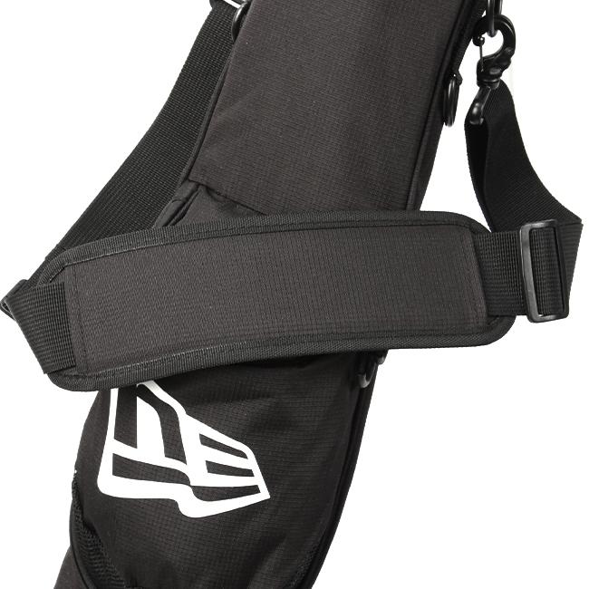 NEWERAブラックゴルフバッグ サブバッグ セルフスタンド自立式 NEWERAブラックゴルフバッグ サブバッグ セルフスタンド自立式