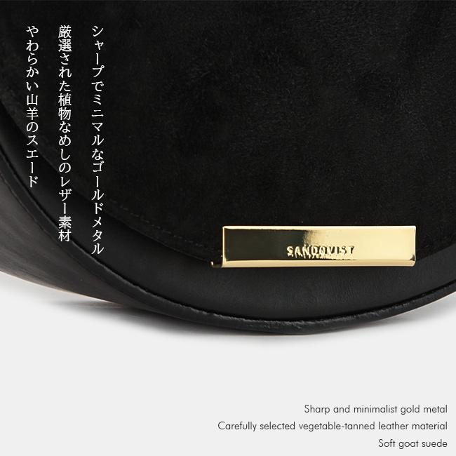サンドクヴィスト ショルダーバッグ SANDQVIST SELMA ヘリエダーレンベジタブルタンニンレザー ゴートスエードレザー 在庫限り | SANDQVIST | 07