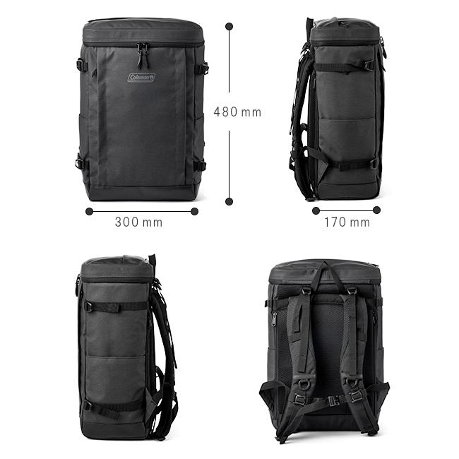 最大41% 4/25限定 コールマン リュック 通学 女子 男子 30L 大容量 防水 軽量 高校生 中学生 スクエア ボックス型 スクールバッグ シールド30 Coleman | Coleman | 06