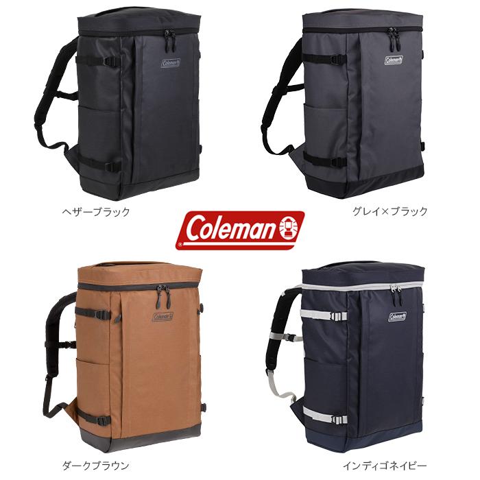 最大33% 12/10限定 コールマン リュック 通学 女子 男子 35L 大容量 防水 軽量 高校生 中学生 スクエア ボックス型 スクールバッグ シールド35 Coleman