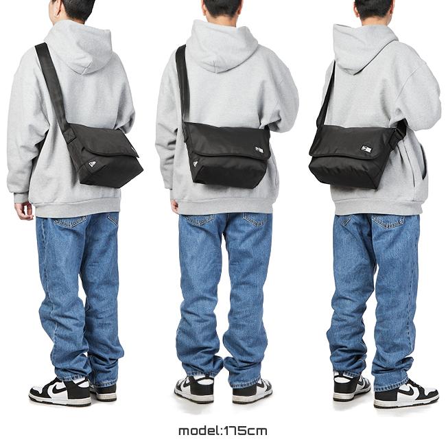 最大41% 12/25限定 NEW ERA ニューエラ ショルダーバッグ メンズ レディース ブランド 斜めがけ 軽量 黒 メッセンジャーバッグ 9L 14521321 | NEW ERA | 05